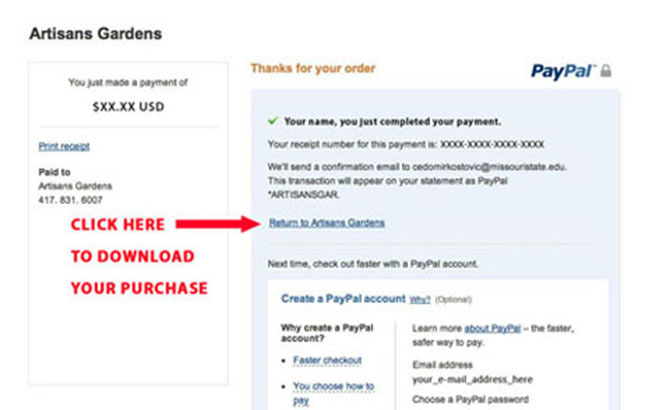 Payment Is Confirmed - Please Download Your Purchase